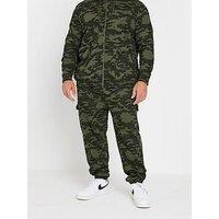 Badrhino Camo Cargo Joggers - Green