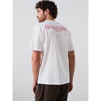 Mango Expo Smart Back Print Short Sleeve T-Shirt - White