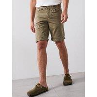 Mango Nepto Smart Casual Slim Fit Bermuda Shorts - Beige
