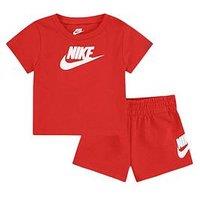 Nike Infant Boys Club Short And T-Shirt Set - Red
