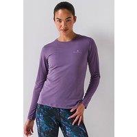 Ronhill Women'S Running Core Long Sleeve Tee - Purple