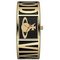 Vivienne Westwood Belvoir Ladies Quartz Watch, Black Stainless Steel Bangle