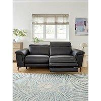 Very Home Lorenza 3 Seater Leather Power Recliner