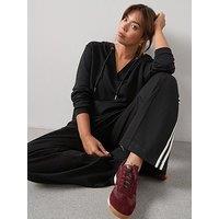 V By Very Curve V Neck Longline Hoodie - Black