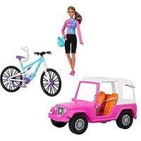 Barbie Dolls, Vehicle And Accessories