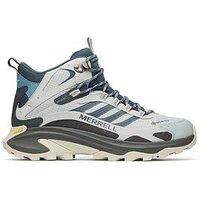 Merrell Mens Moab Speed 2 Mid Goretex Hiking Boots - Grey