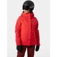 Helly Hansen Womens Snoplay Ski Jacket - Red