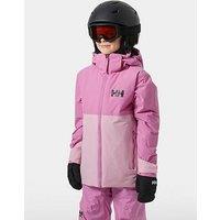 Helly Hansen Junior Unisex Traverse Ski Jacket (With Free Ski Pass) - Pink