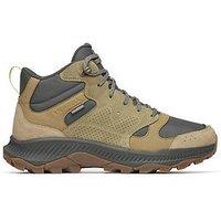 Merrell Mens Tempo Sol Mid Waterproof Hiking Boots - Green