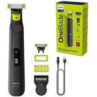 Philips Philips Oneblade Pro 360 Beard Trimmer For Face & Body With 20-In-1 Adjustable Comb, Travel Pouch & Extra 360 Blade - Trim, Edge, Shave, Qp6542/15