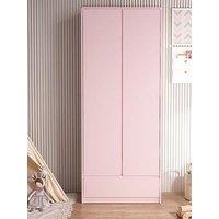 Very Home Bailey 2 Door, 1 Drawer Wardrobe - Pink - Fsc Certified