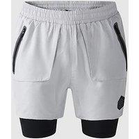Umbro Mens Football Pro Training Elite Hybrid Short - Grey