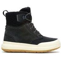 Merrell Womens Marquette Thermo Lace Waterproof Hiking Boots - Black