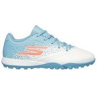 Skechers Junior Razor 15 Astro Turf Football Boots - White