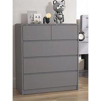 Very Home Bailey Kids 3 + 2 Drawer Chest - Grey - Fsc Certified
