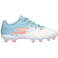 Skechers Junior Razor 15 Firm Ground Football Boots - White