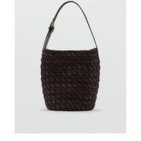 Mango Natural Fibre Shoulder Bag