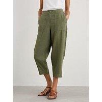 Seasalt Cornwall Saltings Crops Trousers - Green