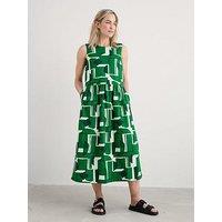 Seasalt Cornwall Sleeveless Blouse Dress - Green