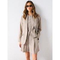 Mango Lyocell Suit Jacket - Grey