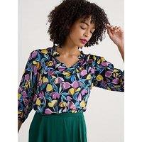 Seasalt Cornwall Flower Weave Top - Multi