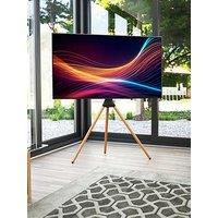 Avf Camden Freestanding Tripod Tv Stand - Suits Up To 32-65 Inch Tv - Light Wood