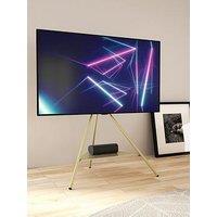 Avf Tiga Freestanding Metal Tv Tripod - Fits Between 32 - 65 Inch Tv - Gold