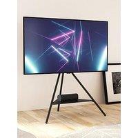 Avf Tiga Freestanding Metal Tv Tripod - Fits Between 32 - 65 Inch Tv - Black