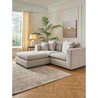 Very Home Missouri 3 Seater Fabric Sofa + Footstool