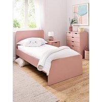 Very Home Aspen Children'S Single Bed With Mattress Options (Buy & Save!) - Pink - Bed Frame Only