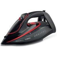 Tower T22034Red Steam Iron With Ceraglide Xl Ceramic Soleplate - Red & Black