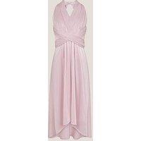 Monsoon Girls Tia Twist Prom Dress - Pink