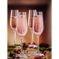 Ravenhead Kings Collection &Ndash; Set Of 4 Flute Glasses
