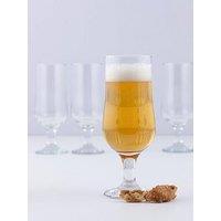 Ravenhead Tulip Set Of 4 Stemmed Beer Glasses