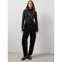 The Very Collection Barrel Cord Trouser - Black