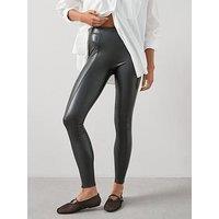 The Very Collection Faux Leather Legging - Black