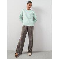 The Very Collection Faux Suede Wide Leg Trouser - Taupe