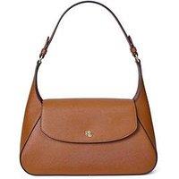 Lauren By Ralph Lauren Crosshatch Medium Schylar Shoulder Bag - Brown