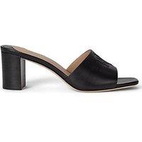 Lauren By Ralph Lauren Everley Block Heel Mules - Black