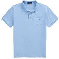 Polo Ralph Lauren Boys Short Sleeve Pocket Shirt - Light Blue