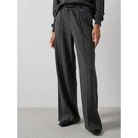 The Very Collection Soft Touch Wide Leg Trousers Co-Ord - Grey