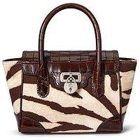 Lauren By Ralph Lauren Tnnr Small Satchel Bag - Brown