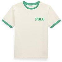 Polo Ralph Lauren Boys Short Sleeve T-Shirt - Cream