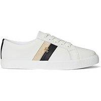 Lauren By Ralph Lauren Janson Laced Sneakers - White