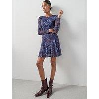 The Very Collection Mesh Printed Dress - Multi