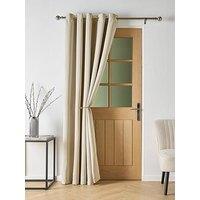 Very Home Woven Blackout Eyelet Door Curtain 66X84