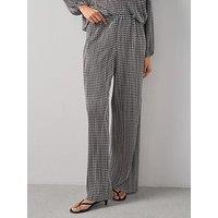 The Very Collection Plisse Printed Co Ord Bottom - Multi