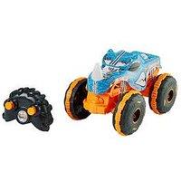 Hot Wheels Hot Wheel Rc Monster Trucks Rhinomite In 1:24 Scale, Battery-Powered Remote-Control Toy Truck