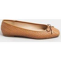 Long Tall Sally Woven Ballet Pump
