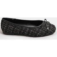 Long Tall Sally Boucle Ballet Pump